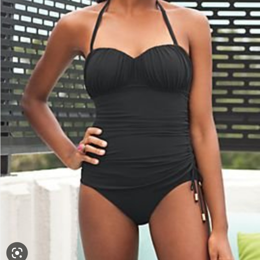 NWT SPANX BLACK ONE PIECE SIZE 8